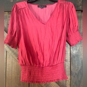 Red Catherine MaLandrino top, size S